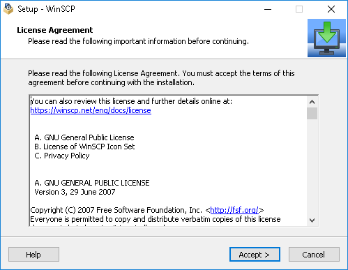 winscp license